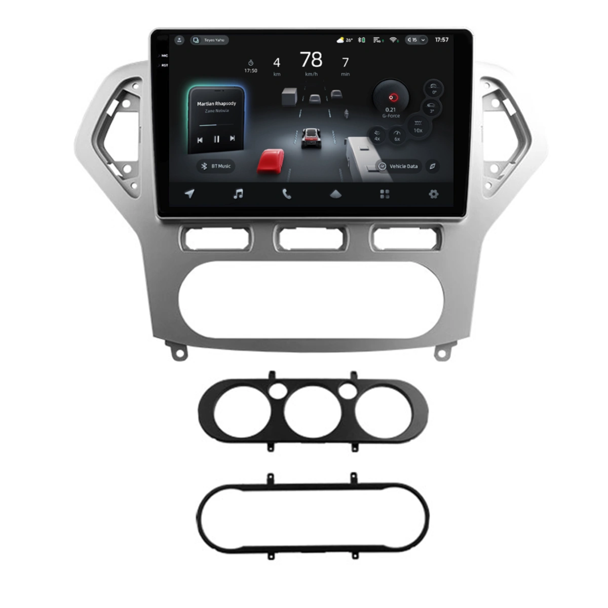 Navigatie Auto cu Asistenta AI Teyes CC4 PRO Ford Mondeo 3 2007-2014 8+128GB 10.36" QLED, Android 13, 5G, 7.1 DSP, CarPlay - imagine 2