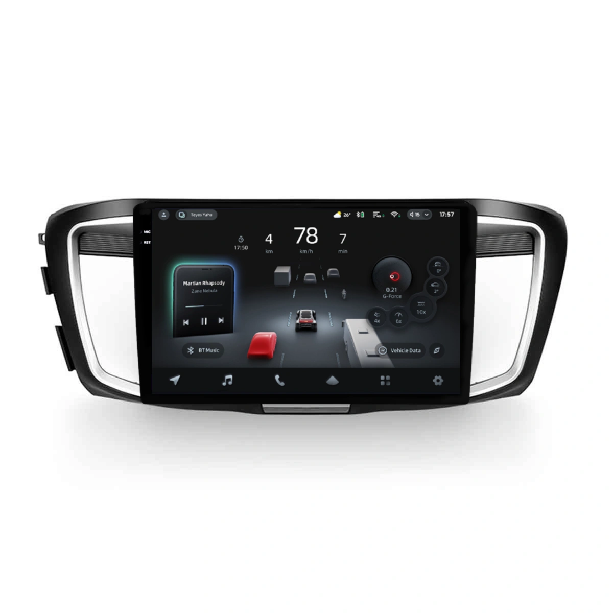 Navigatie Auto cu Asistenta AI Teyes CC4 PRO Honda Accord 9 2012-2018 8+128GB 10.36" QLED, Android 13, 5G, 7.1 DSP, CarPlay - imagine 2