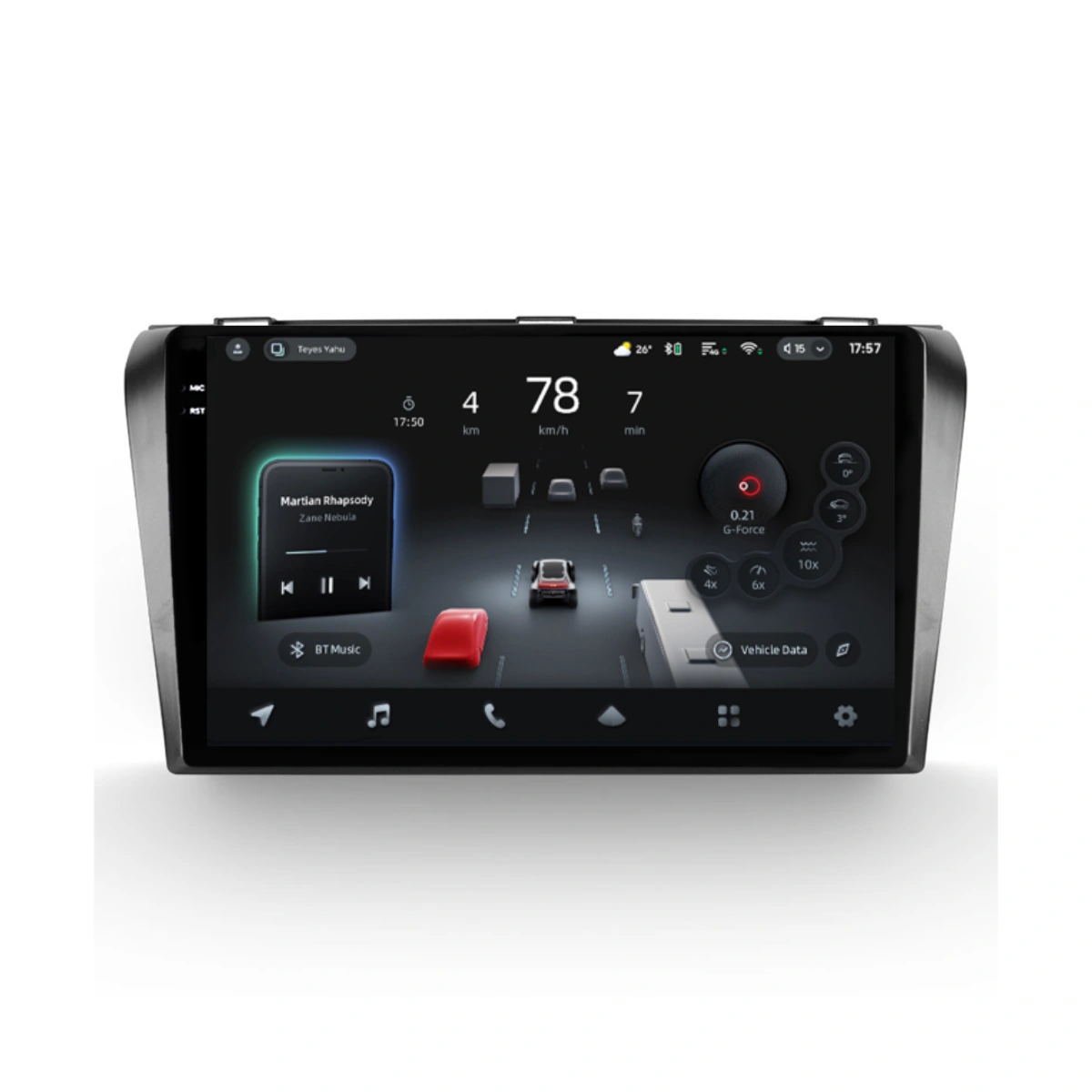 Navigatie Auto cu Asistenta AI Teyes CC4 PRO Mazda 3 I 2003-2009 8+128GB 9.5" QLED, Android 13, 5G, 7.1 DSP, CarPlay - imagine 2