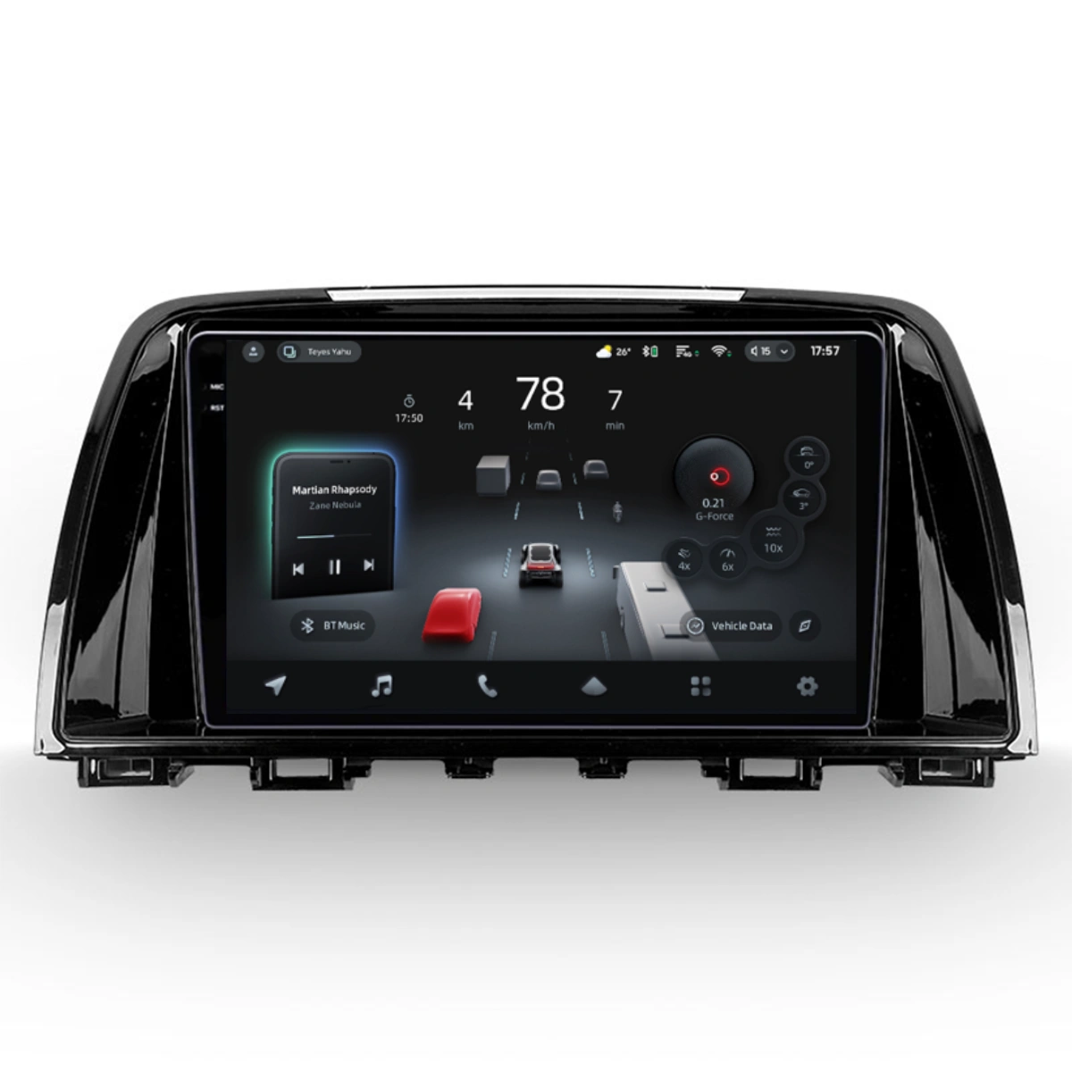 Navigatie Auto cu Asistenta AI Teyes CC4 PRO Mazda 6 2012-2017 8+128GB 9.5" QLED, Android 13, 5G, 7.1 DSP, CarPlay - imagine 2