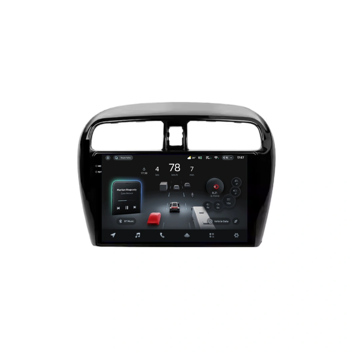 Navigatie Auto cu Asistenta AI Teyes CC4 PRO Mitsubishi Mirage 2012-2023 8+128GB 9.5   QLED, Android 13, 5G, 7.1 DSP, CarPlay