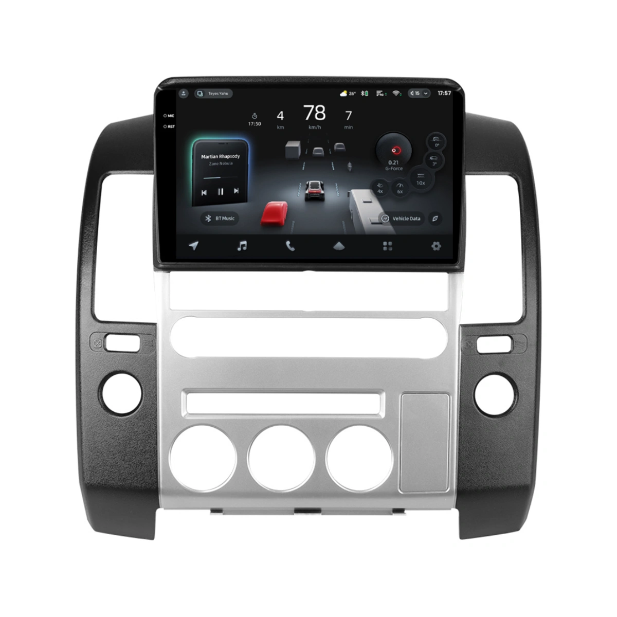 Navigatie Auto cu Asistenta AI Teyes CC4 PRO Nissan Pathfinder 2005-2012 8+128GB 9.5" QLED, Android 13, 5G, 7.1 DSP, CarPlay - imagine 2