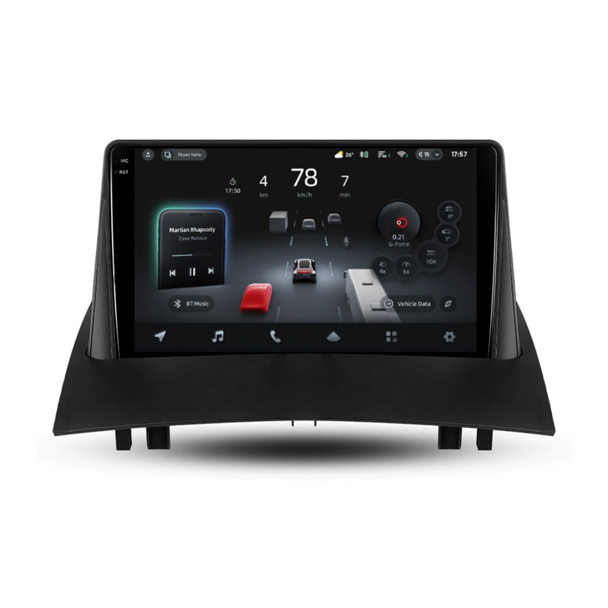 Navigatie Auto cu Asistenta AI Teyes CC4 PRO Renault Megane 2 2002-2009 8+128GB 9.5" QLED, Android 13, 5G, 7.1 DSP, CarPlay - imagine 2