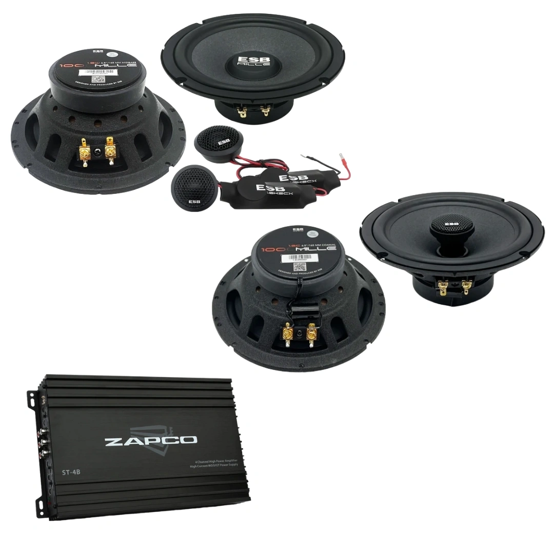 Pachet Difuzoare Auto cu amplificator Nissan Rogue 1 2007-2015 ESB 1000 260 W