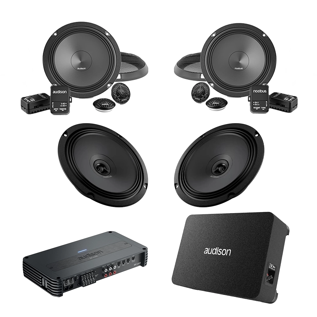 Pachet Difuzoare Auto cu subwoofer Audison Prima 1010 W