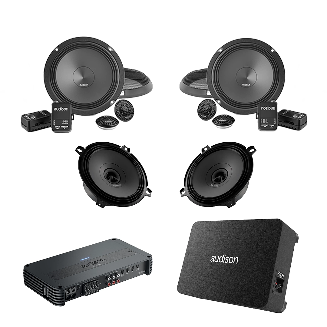 Pachet Difuzoare Auto cu subwoofer Fiat Tipo 2015-2023 Audison Prima 1010 W