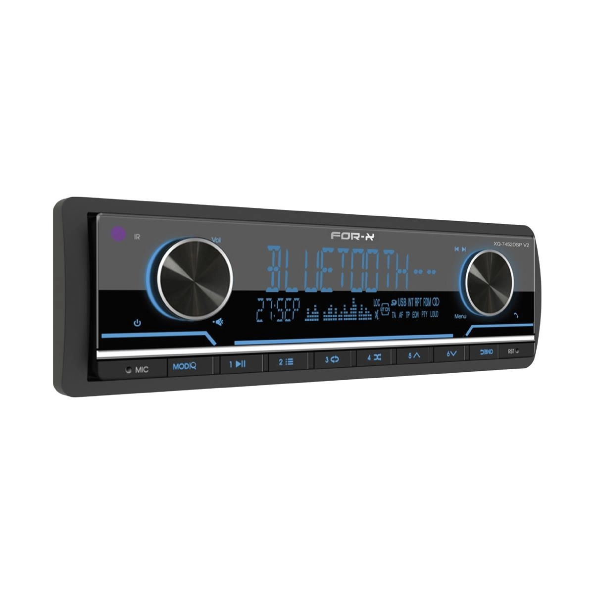 Player auto ForX XQ-7452DSP V2, 1 DIN, 4x100W