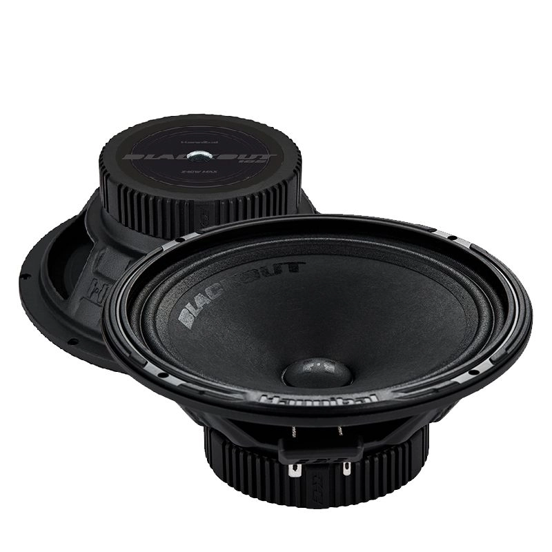 Set 2 Difuzoare Auto Deaf Bonce Hannibal Blackout 165, Midrange 165mm, 120W RMS, 4 Ohm