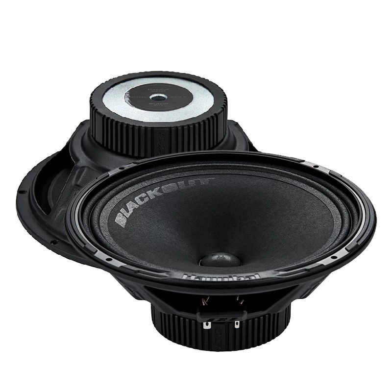 Set 2 Difuzoare Auto Deaf Bonce Hannibal Blackout 200, Midrange 200mm, 150W RMS, 4 Ohm