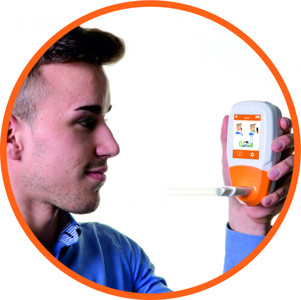 Analizor ToxCo pentru diagnosticarea intoxicației cu monoxid de carbon din aerul expirat al pacientului și din mediul ambiant [4]