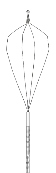 Coșuleț de extracție pentru bronhoscopie din oțel inoxidabil 1.8x1000 mm, deschidere 15 mm - unică folosință [2]
