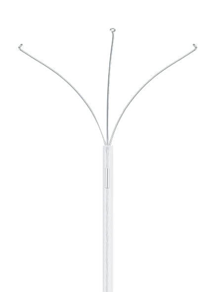 Pensă de extracție reutilizabilă cu 3 brațe pentru bronhoscopie 1.8x1000 mm [2]