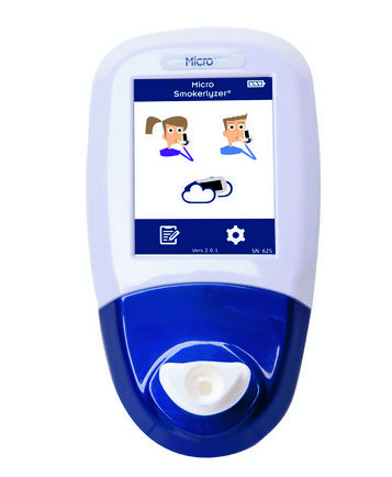 Analizor hidrogen din aerul expirat - Analizor Micro+ Smokerlyzer  pentru determinarea monoxidului de carbon din aerul expirat