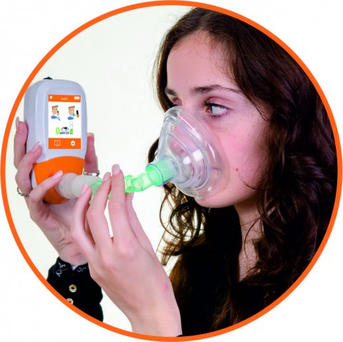 Analizor ToxCo pentru diagnosticarea intoxicației cu monoxid de carbon din aerul expirat al pacientului și din mediul ambiant [2]