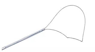 Gastroenterologie si Endoscopie - Ansă de polipectomie tip semilună rotabilă pentru bronhoscopie 1.8x1000 mm, deschidere 15 mm - unică folosință
