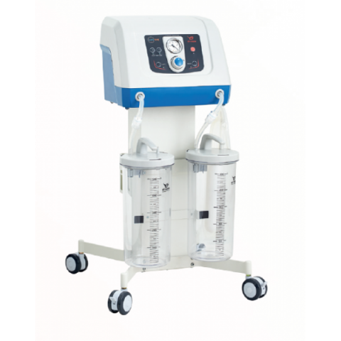 Aspiratoare chirurgicale si de secretii - Aspirator chirurgical 90L/min cu 2 borcane de secretie de 5L