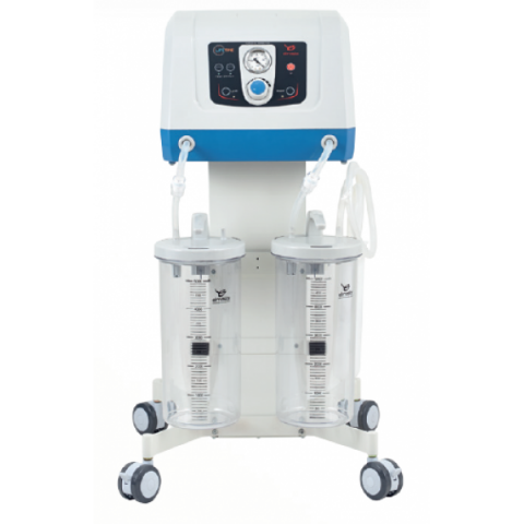 Aspirator chirurgical 90L/min cu 2 borcane de secretie de 5L [2]