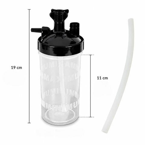 Filtre si alte accesorii pentru concentratoare de oxigen - Borcan barbotor pentru concentratoare de oxigen