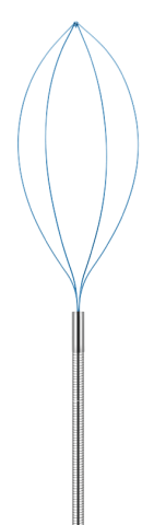 Coșuleț de extracție fără vârf pentru bronhoscopie din nitinol 1.8x1000 mm, deschidere 20 mm - unică folosință [1]