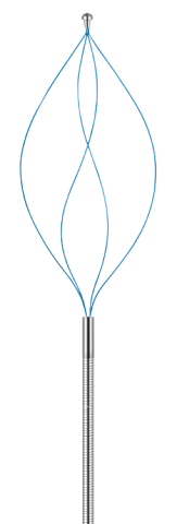 Coșuleț de extracție spiralat pentru bronhoscopie din nitinol 1.8x1000 mm, deschidere 15 mm - unică folosință [1]