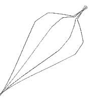 Accesorii endoscopie - Cosulet extractie cu pliu unghiular 2.4mm x 2300mm de unica folosinta
