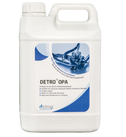 Gastroenterologie si Endoscopie - Detro OPA - Dezinfectant de nivel înalt pentru endoscoape și instrumentar medical