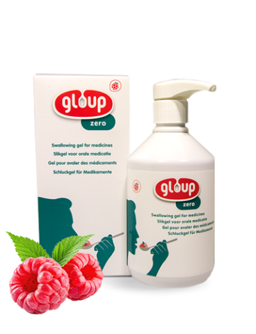 Gloup - gel pentru inghitirea medicamentelor - Gloup Zero Zmeura - Gel 500 ml