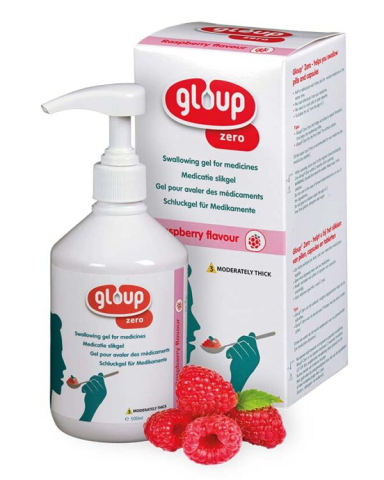Gloup - gel pentru inghitirea medicamentelor - Gloup Zero Zmeura - Gel 500 ml