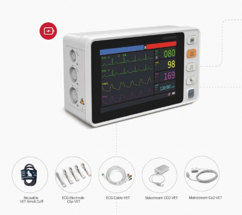 Medicină veterinară - Monitor de functii vitale veterinar CMS1000VET