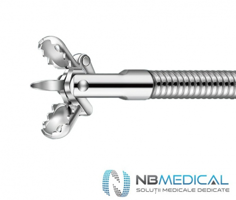 Accesorii endoscopie - Pensa de biopsie cupe aligator cu ac 2.4x2300mm Reutilizabila