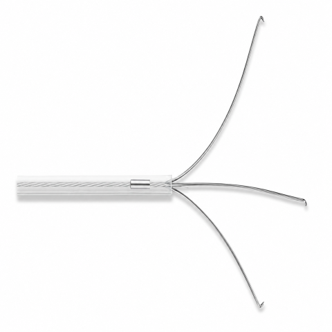 Urologie - Pensă extracție urologică cu 3 brațe, de unică folosință