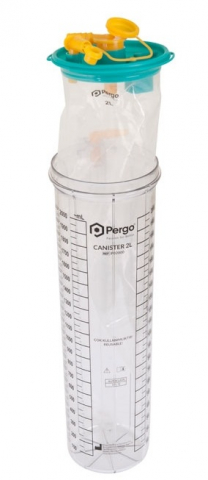 Vas colector pentru pungi de aspiratie secretii 2L [1]