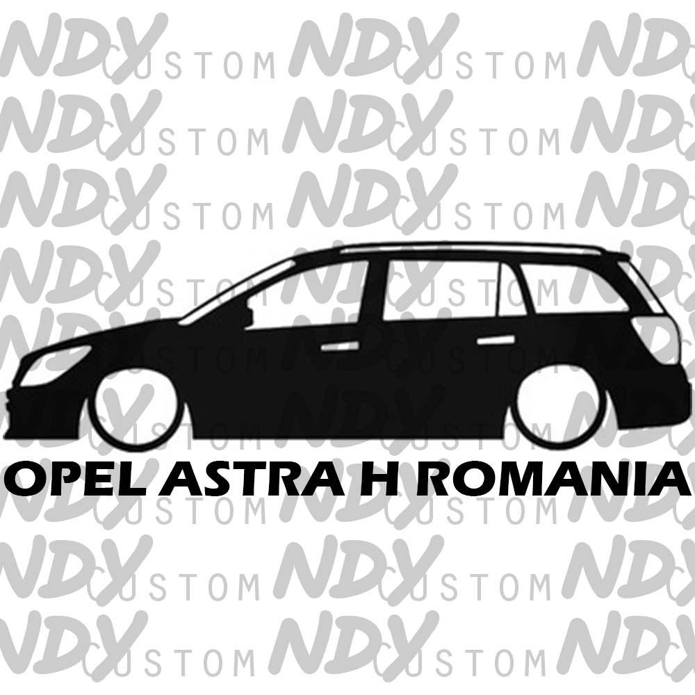 Sticker Opel Astra H Romania - Break