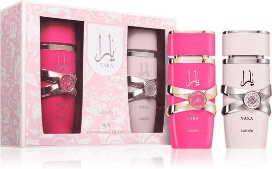 Lattafa - GIFT SET YARA 5th ANNIVERSARY, apa de parfum, dama, 2PC x 100ml [1]