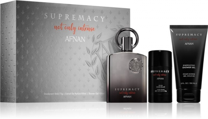 Afnan - Supremacy Not Only Intense, Set 3 piese ( apa de parfum 100 ml, gel de dus 150 ml, deodorant 75 ml ) [1]