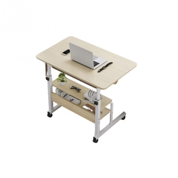 Birou, NEP STORE, Inaltime ajustabila, 80x40x90cm, Portabil, Bej [1]