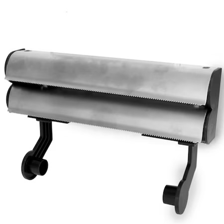 Dispenser dublu din aluminiu, de perete, pentru prosop hartie si folie aluminiu [2]