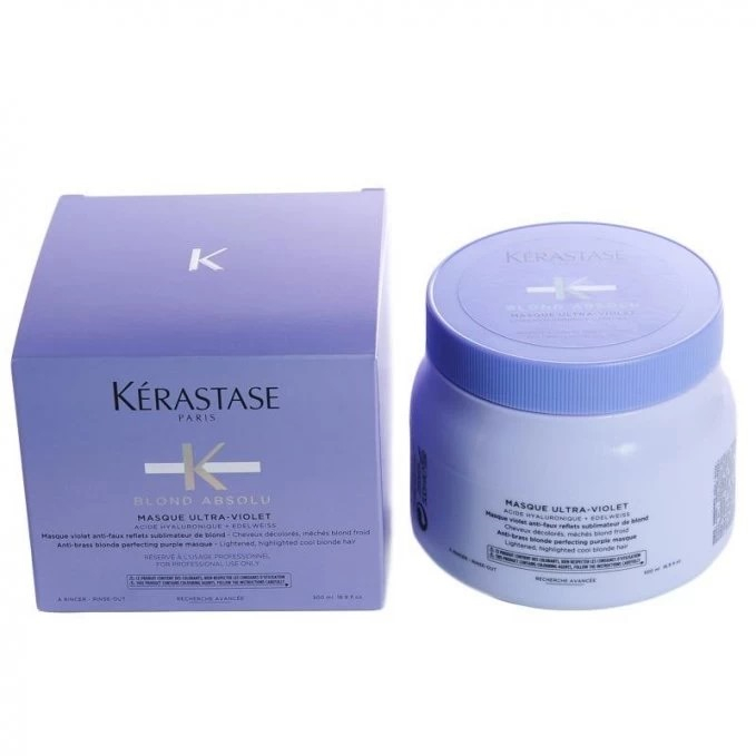 Kerastase, Blond Absolu Ultra-Violet, masca de par pentru neutralizarea tonurilor galbene, 500 ml [1]