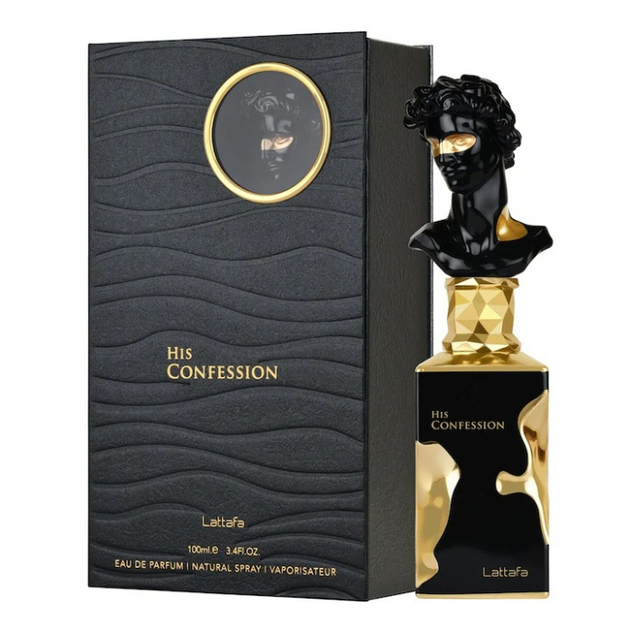 Lattafa - His Confession, apa de parfum, barbati, 100 ml [1]