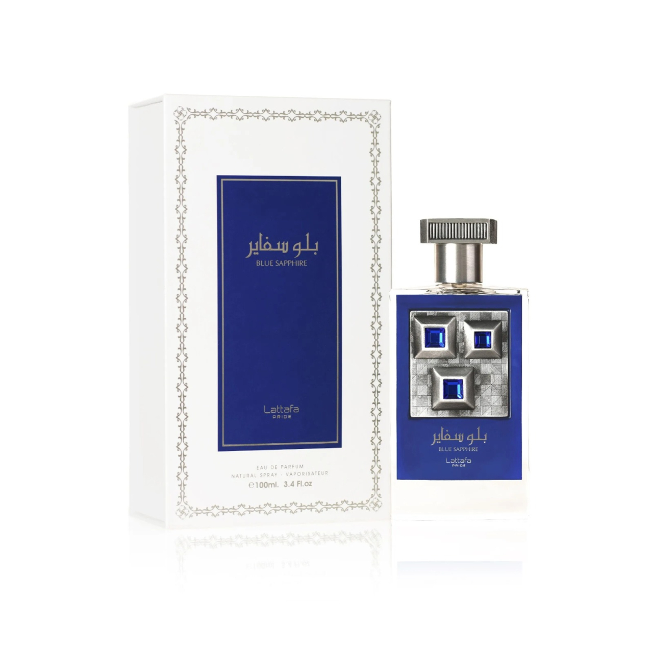 Lattafa Pride - Blue Sapphire, apa de parfum, barbati, 100 ml [1]