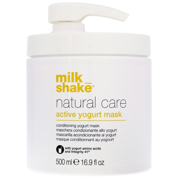 Milk Shake-Natural Active Yogurt, masca hidratanta pe baza de iaurt pentru parul natural sau vospit, 500ml [1]