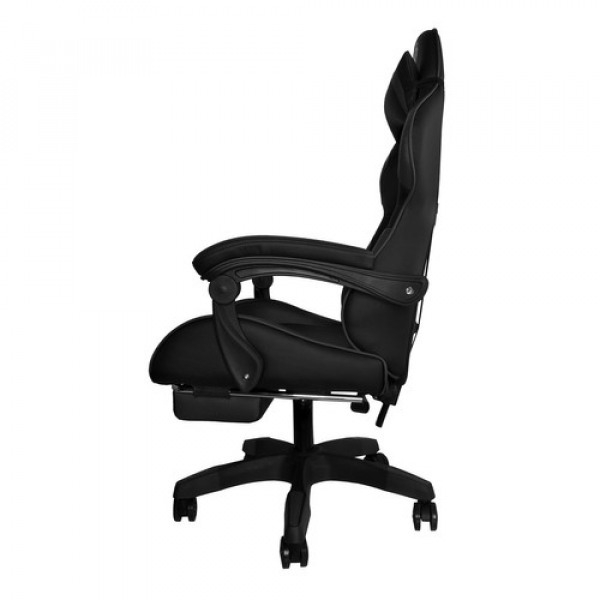 Scaun de gaming, DUNMOON, Piele Ecologica, Suport Picioare, Functia Seat Rest, Negru [5]