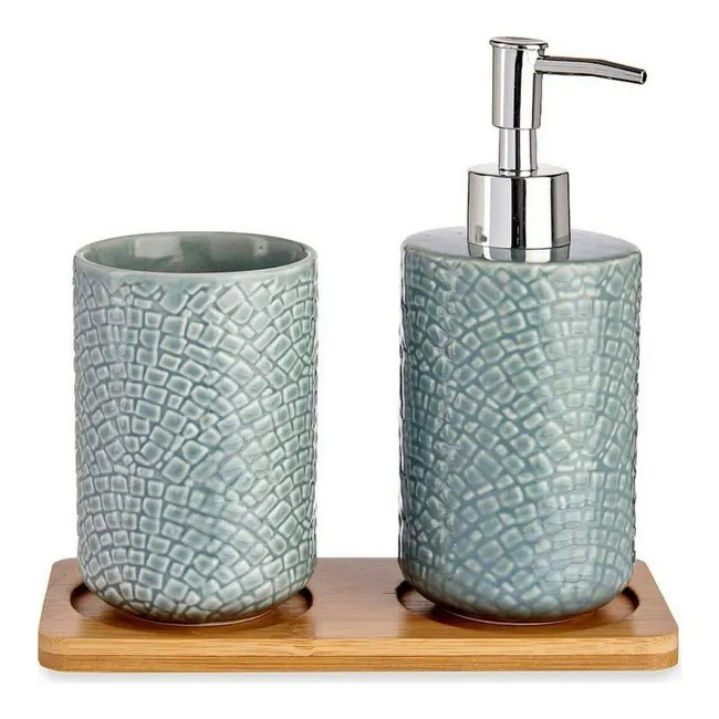 Set de baie din ceramică gri (2 buc) [1]