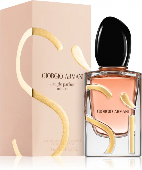 Si Intense, Giorgio Armani, Reincarcabil, Apa de parfum intensă, 50 ml, Dama [1]
