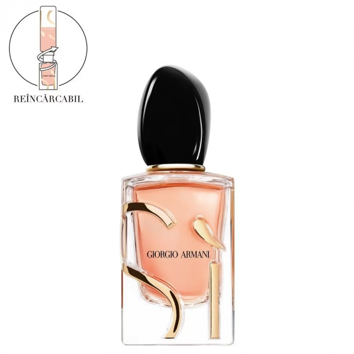 Si Intense, Giorgio Armani, Reincarcabil, Apa de parfum intensă, 50 ml, Dama [2]