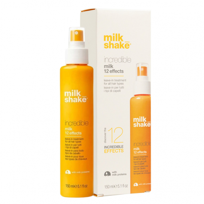 Tratament Leave-in 12 efecte pentru par deteriorat Milk Shake Leave-in Incredible Milk, 150 ml [1]