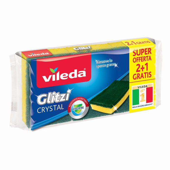 Vileda Bureti pentru Vase Glitzi Crystal 2+1 Gratis [1]