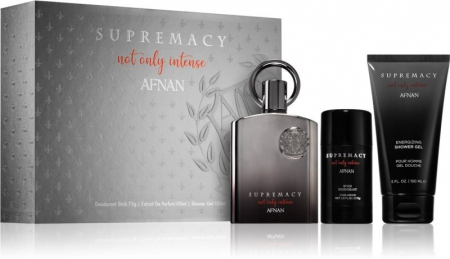 Parfumuri - Afnan - Supremacy Not Only Intense, Set 3 piese ( apa de parfum 100 ml, gel de dus 150 ml, deodorant 75 ml )