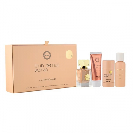 Parfumuri - Armaf - Club De Nuit Woman, dama, set 4 piese ( apa de parfum 55ml, spray pentru par 55ml, deodorant stick 75ml, crema de maini 50 ml)
