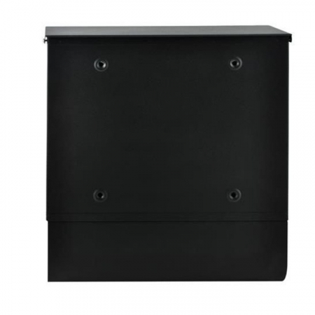 Cutie postala, Malatec, metal, cu loc pentru ziar, gri antracit, 10x30.7x34cm [3]